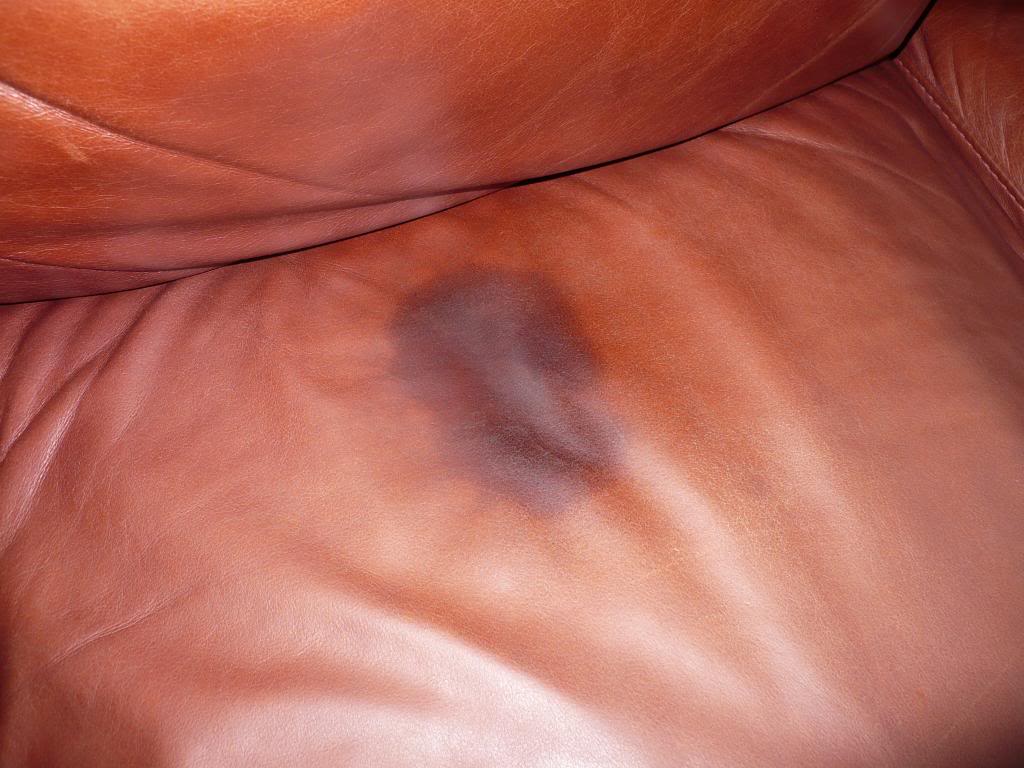 how to remove water stains from leather furniture
