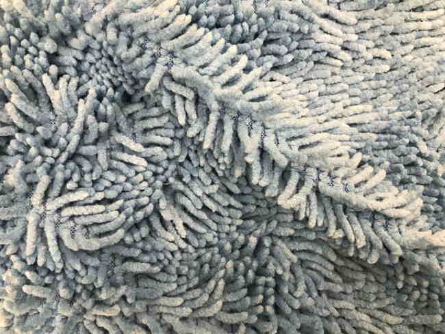 Extreme close-up of microfiber cloth